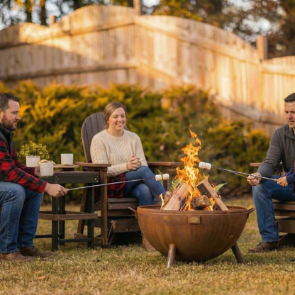 House Blend Decor Hemisphere Fire Pit