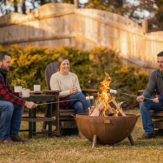 House Blend Decor Hemisphere Fire Pit