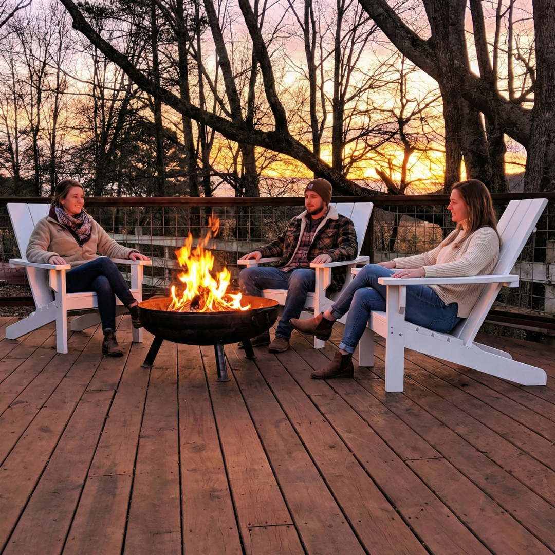 House Blend Decor Poly Modern Adirondack Chair