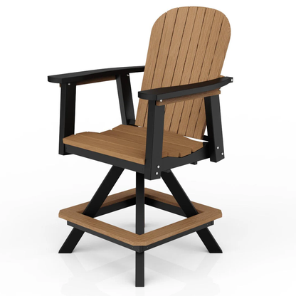 House Blend Decor Poly Balcony Swivel Chair