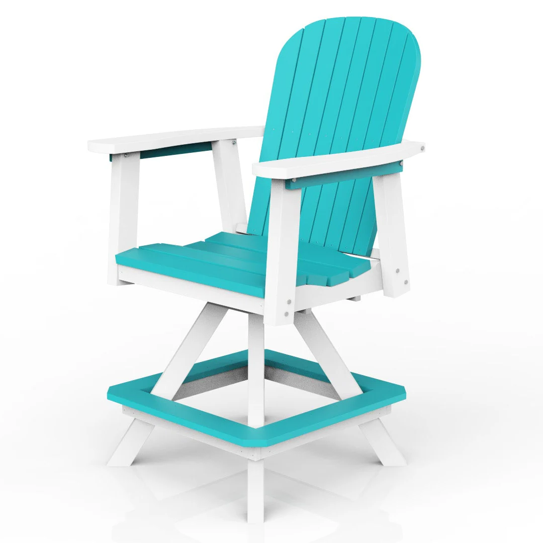 House Blend Decor Poly Balcony Swivel Chair