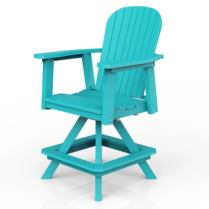 House Blend Decor Poly Balcony Swivel Chair