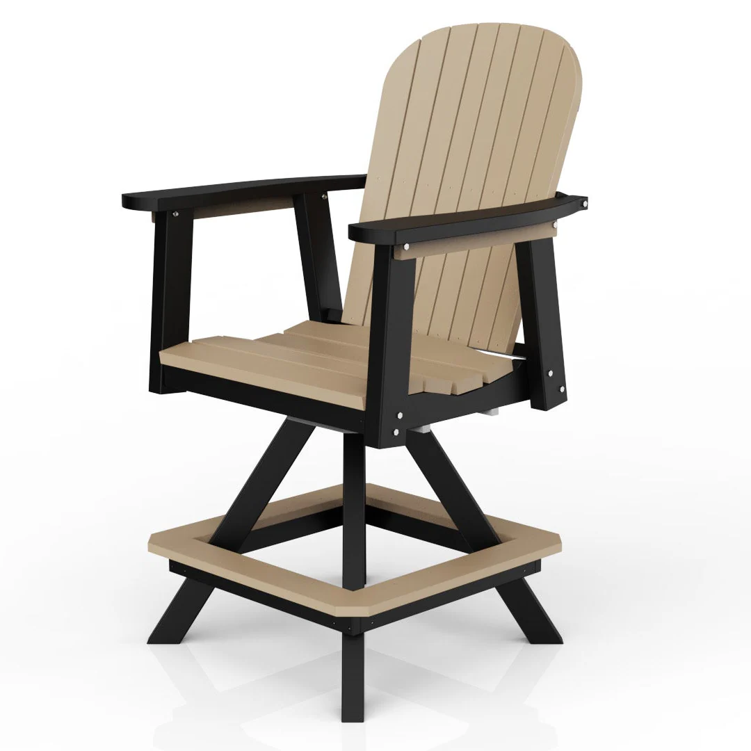 House Blend Decor Poly Balcony Swivel Chair