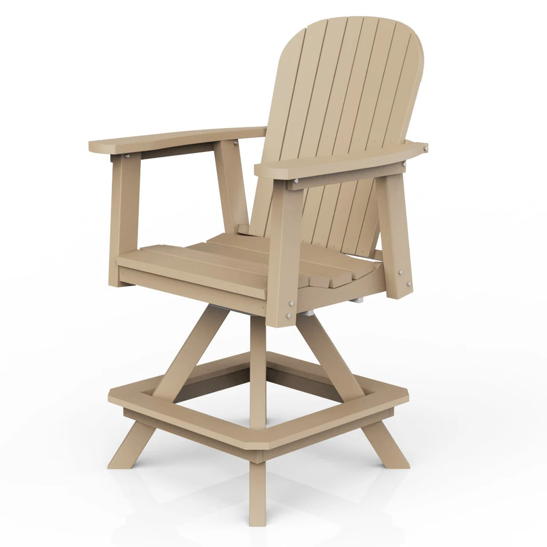 House Blend Decor Poly Balcony Swivel Chair