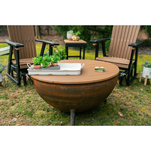 House Blend Decor Poly Fire Pit Top